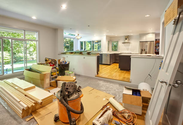 Professional Kitchen Island Installation technician working in Garnet Valley, PA